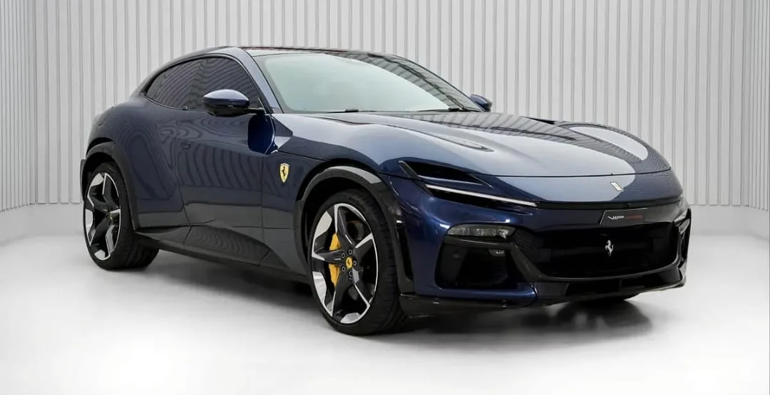 2026 Ferrari Purosangue Dark Blue, view 2