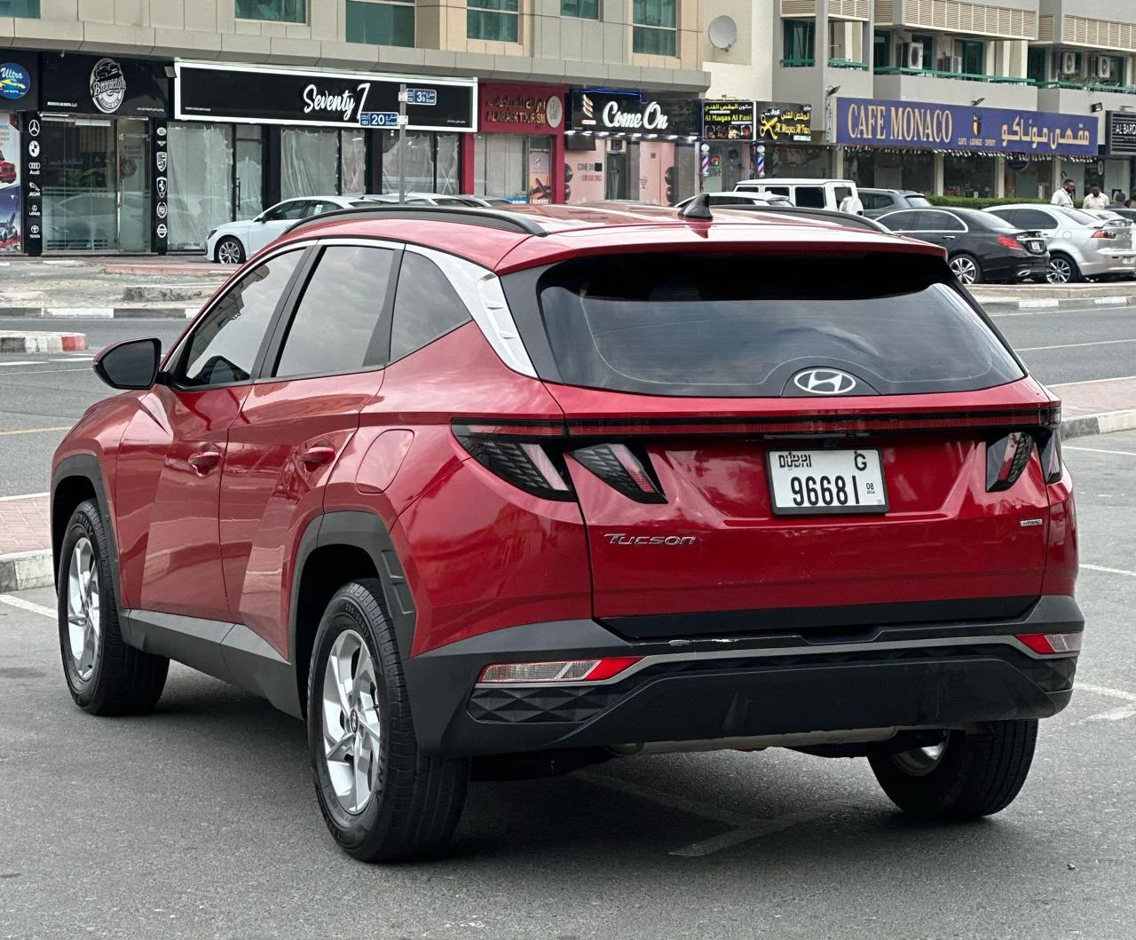 2024 Hyundai Tucson Red, view 4