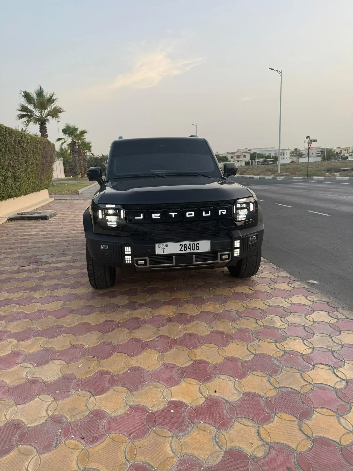 2026 Jetour T2 Black luxury car rental in Dubai