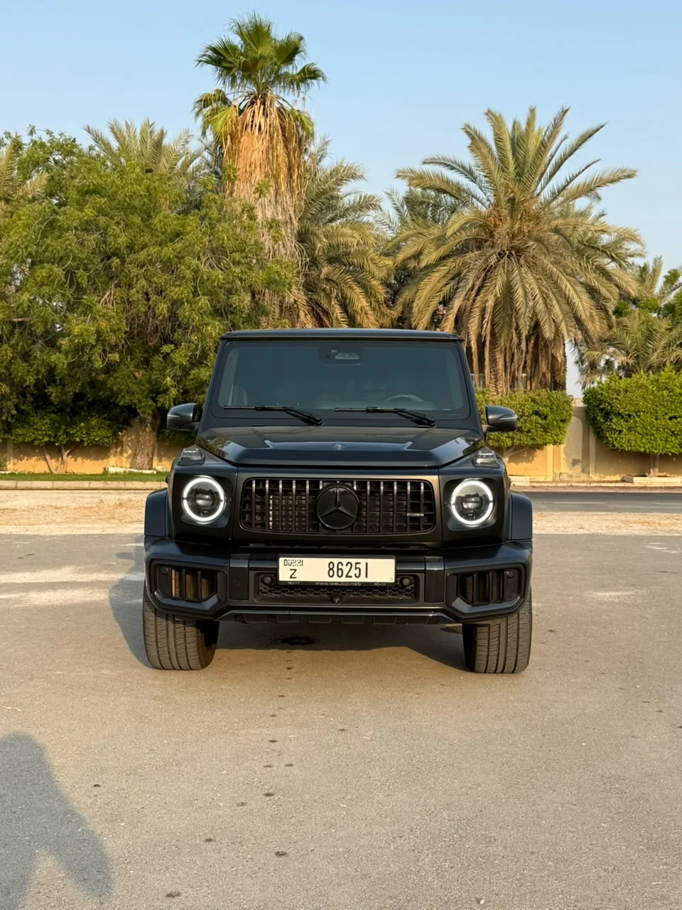 2026 Mercedes-AMG G63 Black luxury car rental in Dubai