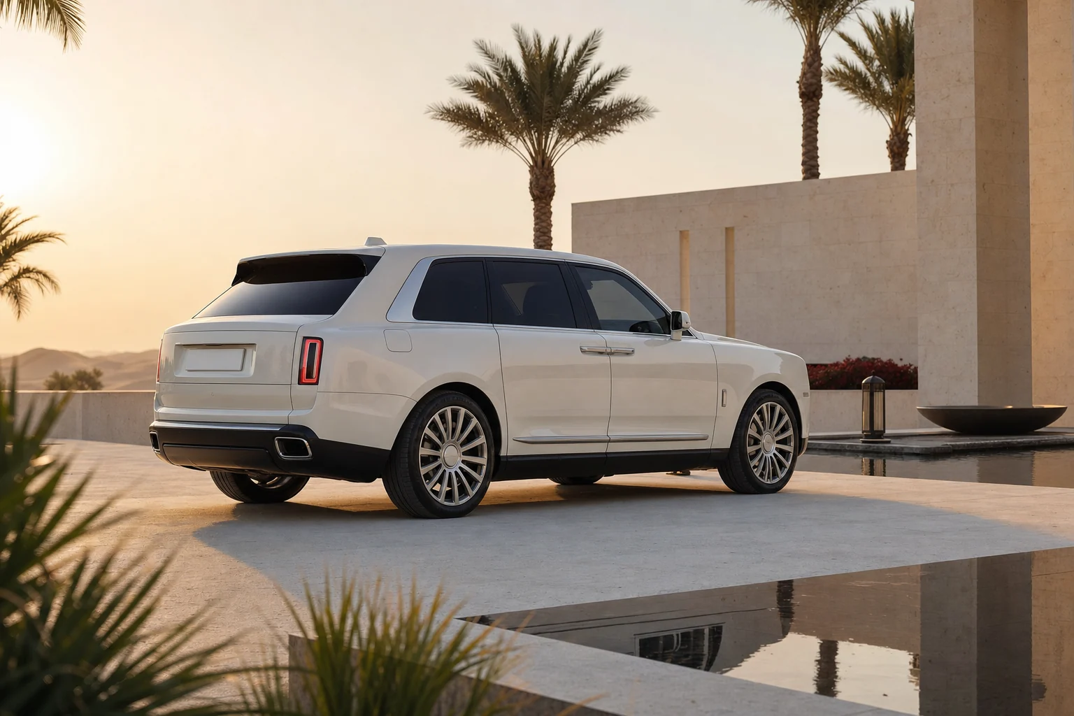 2024 Mercedes-AMG G63 White luxury car rental in Dubai