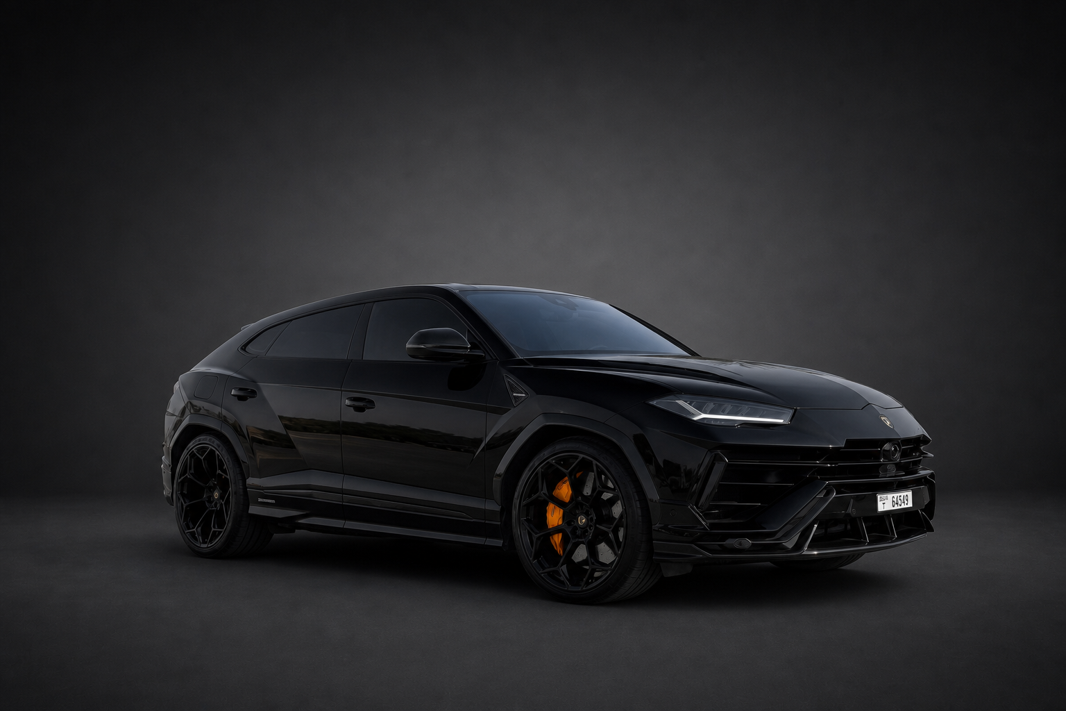 2024 Lamborghini Urus Performante Black luxury car rental in Dubai
