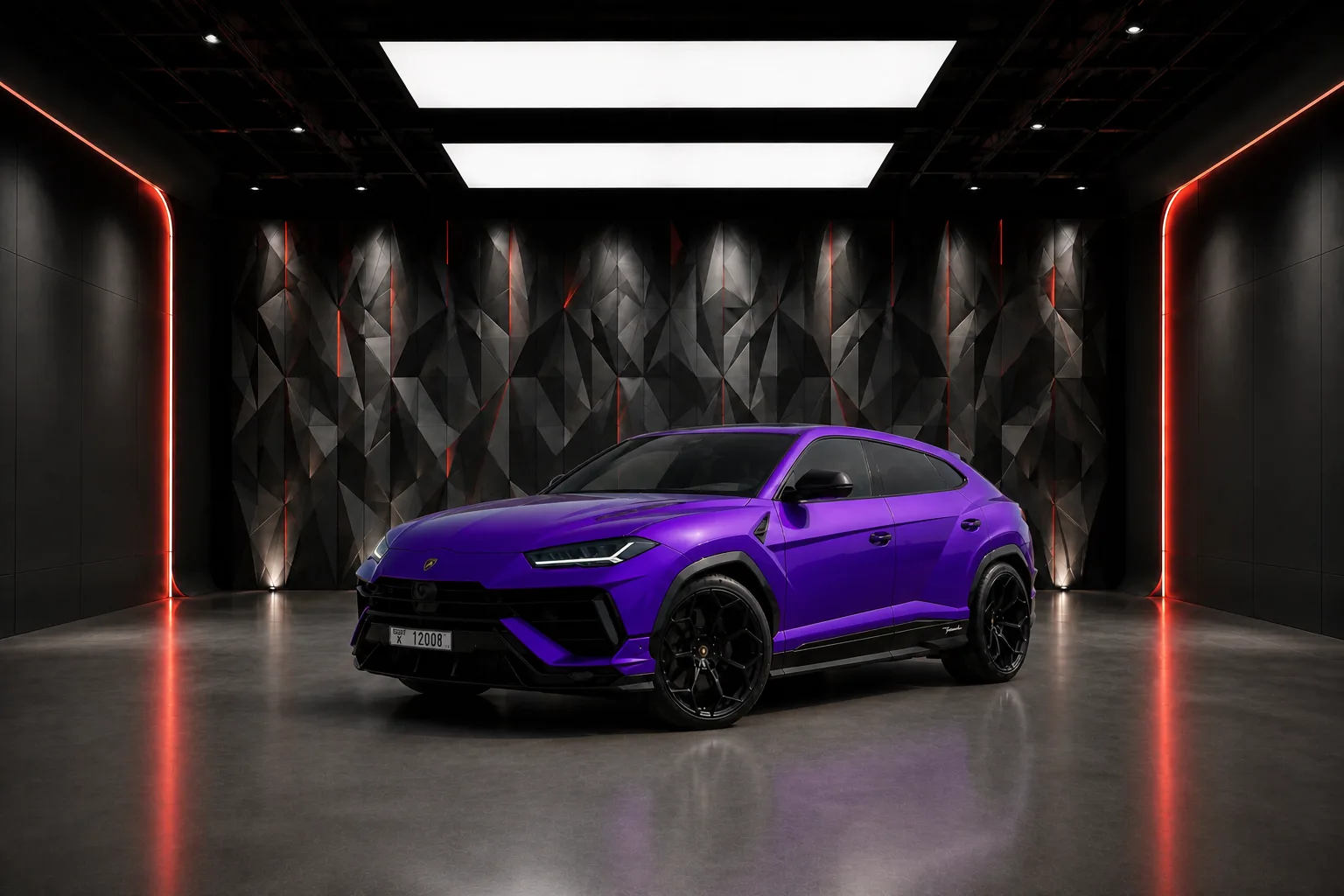 2024 Lamborghini Urus Performante Violet luxury car rental in Dubai