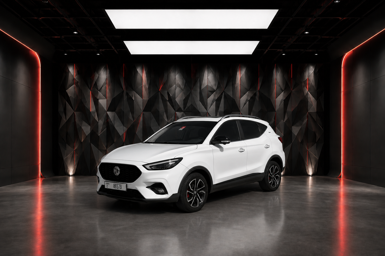 MG rental cars in Dubai