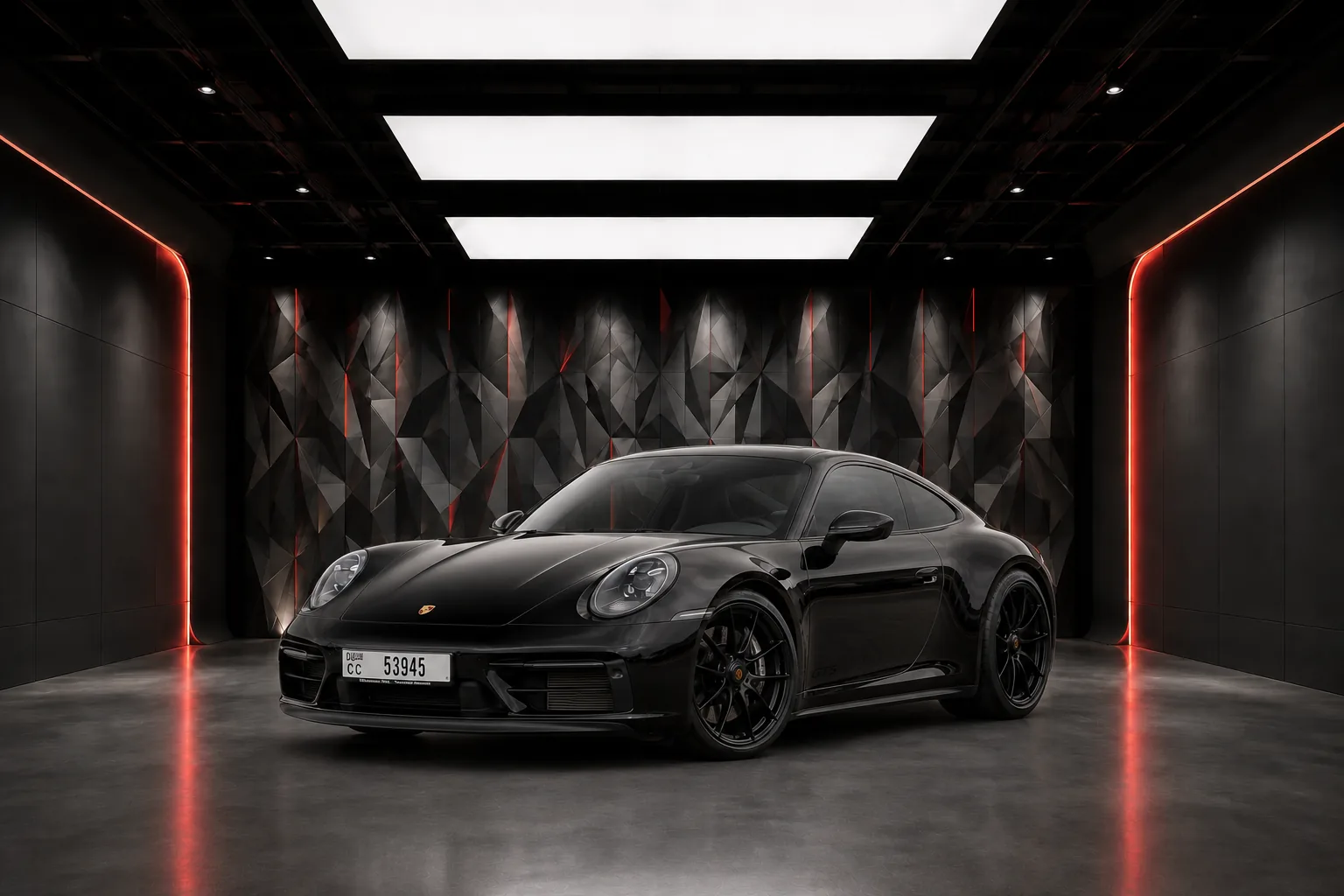2024 Porsche 911 Carrera 4 GTS luxury car rental in Dubai