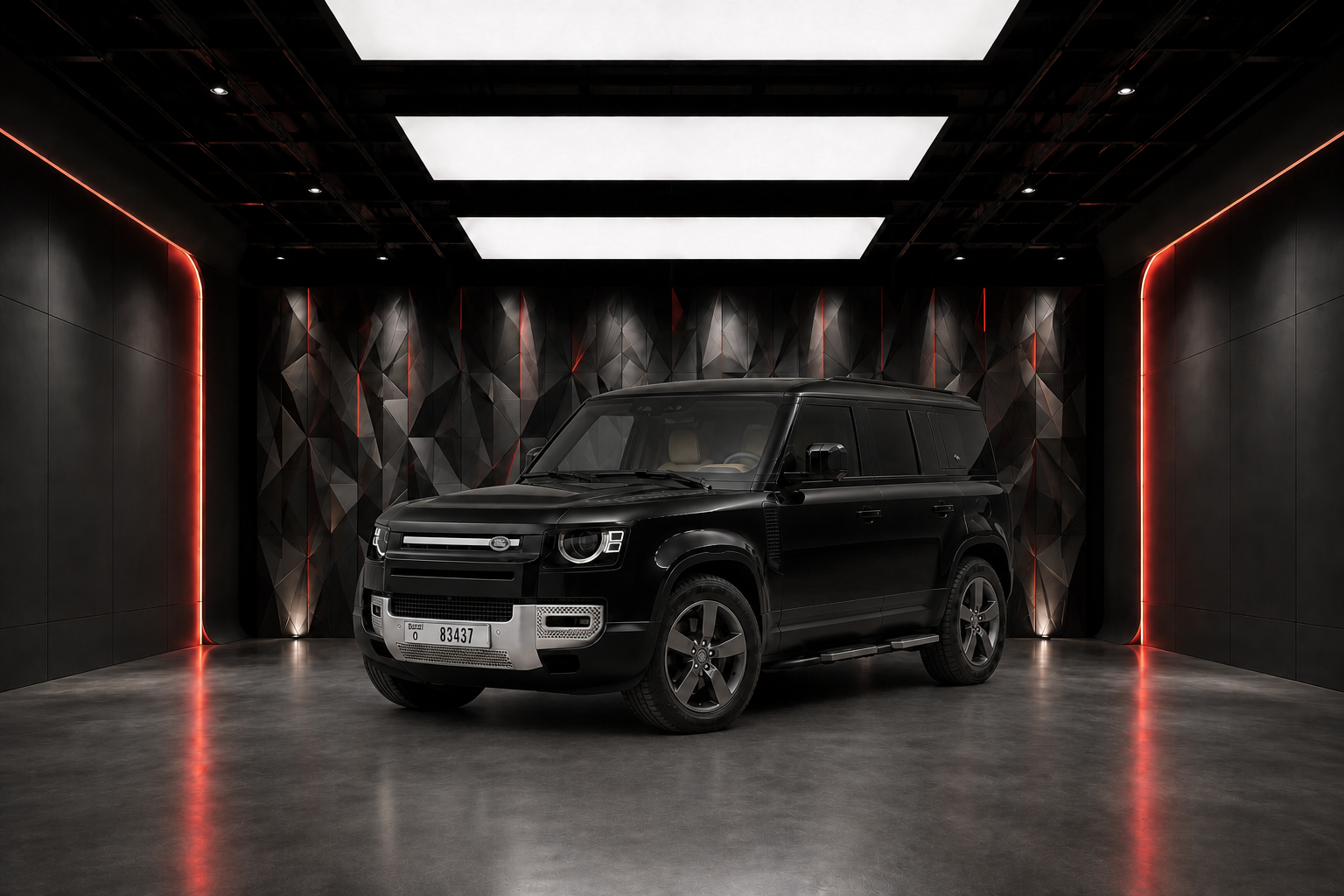 Land Rover rental cars in Dubai