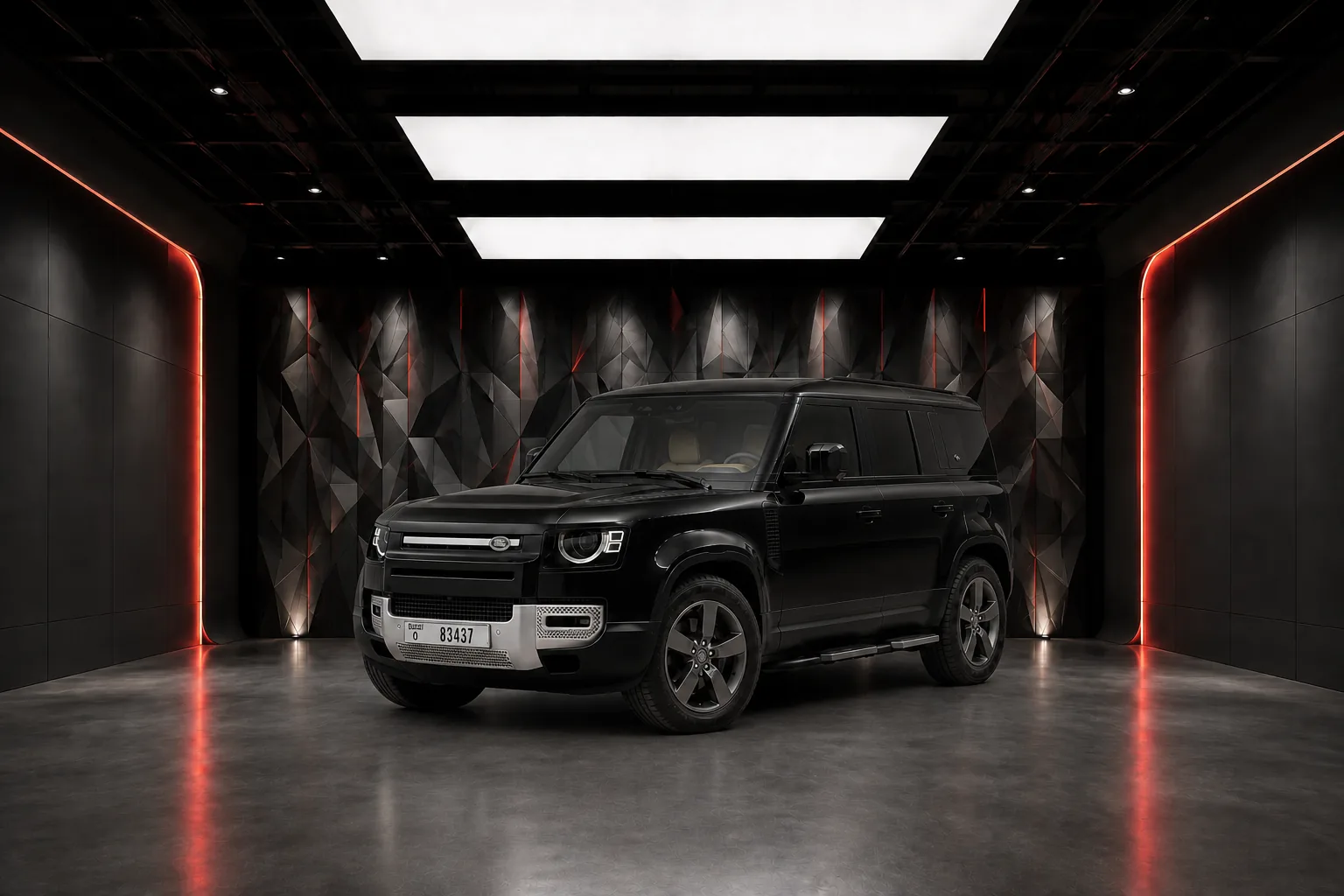 Land Rover Defender rental collection in Dubai